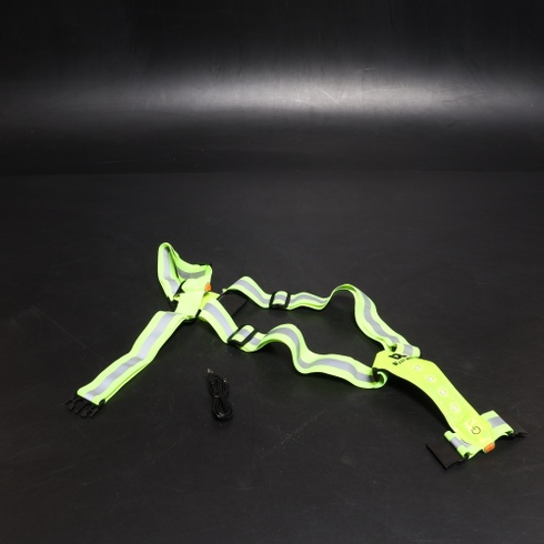 Výstražná vesta West Biking reflexní USB