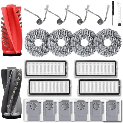 21dielna sada príslušenstva pre Roborock Qrevo Curv/Qrevo Curv S5X/Qrevo Edge S5V