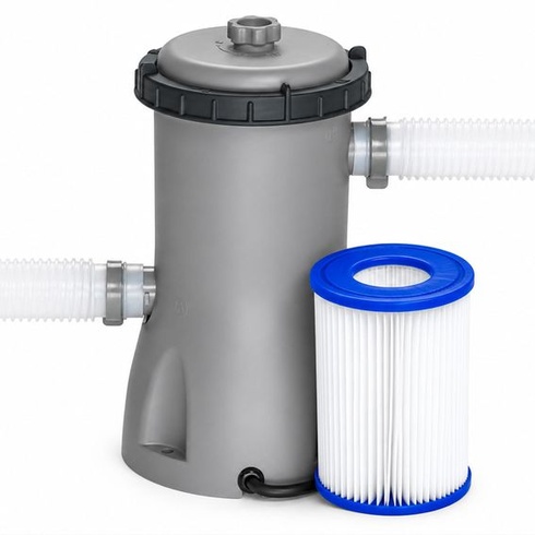 Filtrační čerpadlo Bestway Flowclear 800gal, nadzemní čistič bazénů pro bazény o objemu 1 100–17