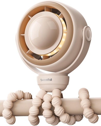 Přenosný ventilátor SWEETFULL S20, 4000mAh