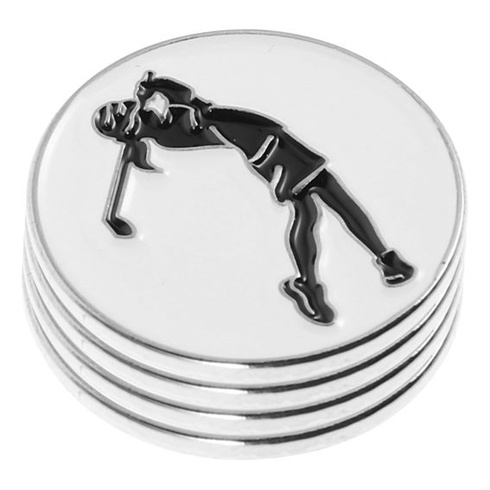 Magnetický klip na golfovou čepici se sadou značek na míčky, lehký kovový klip na čepici pro ženy,