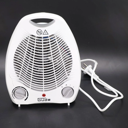 Vykurovací ventilátor Güde biely 2 stupne 85175