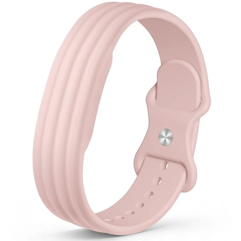 Silikónový náramok kompatibilný s Google Fitbit Air, ružový, veľkosť S