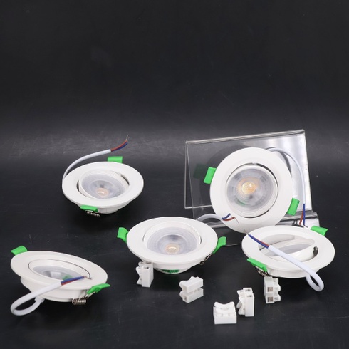 LED bodové svetlá, stmievateľné, otočné
