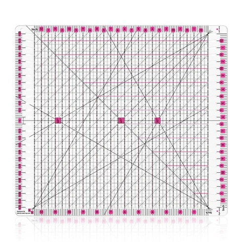 Patchworkové pravítko, 12x12 palcov, pravítko na prešívané deky, krajčírske pravítko, veľké šijacie