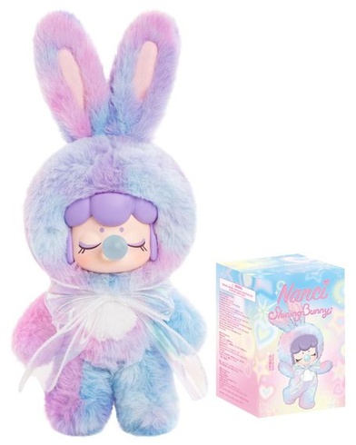 Rolife Nanci Shining Bunny Blind Box, 1 náhodná figúrka zo 6, vinylová plyšová figúrka 26 cm,