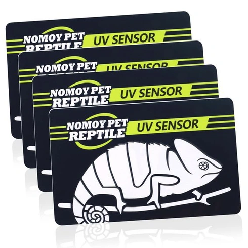 DONGKER UV testovací karta, 2/4 kusy, rychlý test na plazy, UVB senzor, snadno se přenáší,