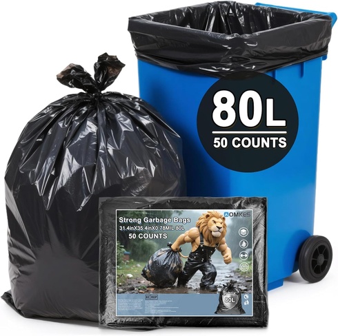 Vrecia na odpadky AOMKES 80 l