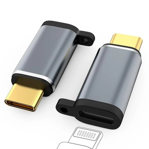 Adaptér AXFEE Lightning na USB-C (2 ks), Lightning samice na Type-C samec (2 ks)