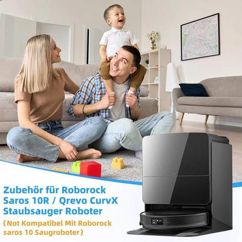 28dílná sada příslušenství pro robotické vysavače Roborock Saros 10R / Qrevo CurvX / Qrevo Curv 2