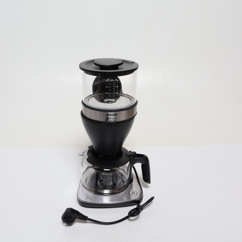 Philips kávovar s filtrom - objem 1,25 litra, až 15 šálok, Boil & Brew, čierna / strieborná (HD5416/60)