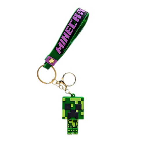 Detská kľúčenka Creeper s pútkom a karabínou