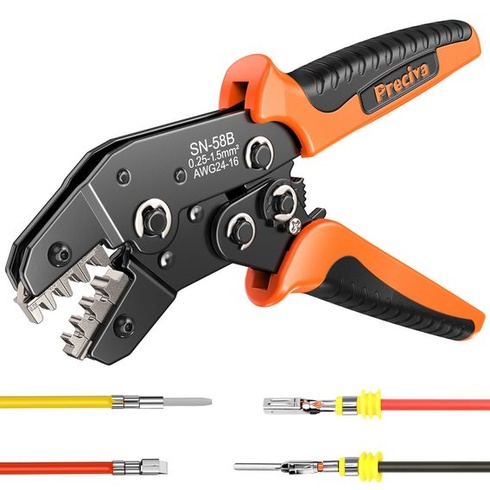 Krimpovacie kliešte Preciva 0,25–1,5 mm² pre DuPont, JST, AMP a Deutsch