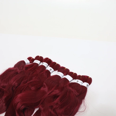 Prodloužení vlasů BARSDAR burgundy 8 ks