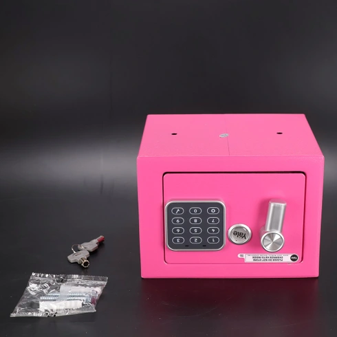 Yale Electronic Safe - YSV/170/DB2/P - Mini - Ružový - Štandardné zabezpečenie