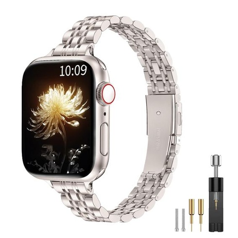 Towonshy kovový řemínek kompatibilní s iWatch 38mm 40mm 41mm 42mm 44mm 45mm 46mm 49mm,