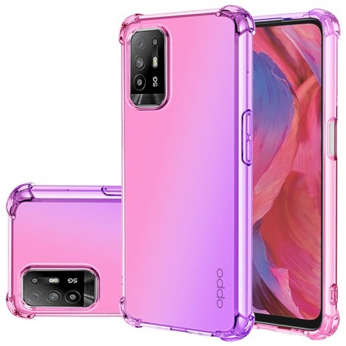 Puzdro pre Oppo A94 5G/pre Oppo A95 5G/Reno 5Z/pre Oppo F19 Pro Plus Gradientné puzdro Tenké TPU