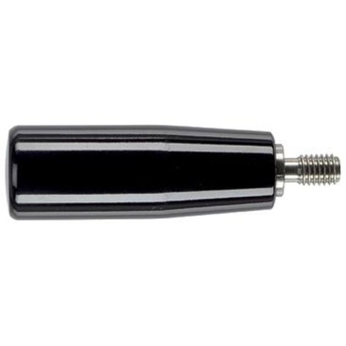 HALDER 24530.0071 Válcové rukojeti, d1=31 mm / d2=M12 / ocel, černé