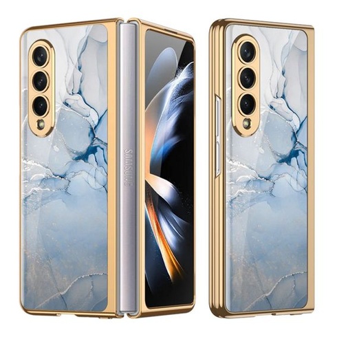 Puzdro COQUE pre Galaxy Z Fold 4 5G, ultratenké lesklé lakované puzdro na telefón s ochranou