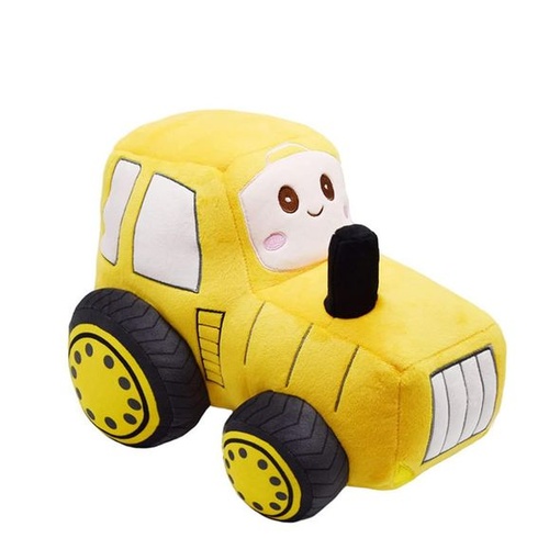 NatureMan 30cm plyšový traktor plněný polštář hračka nákladní vůz kreslený traktor plyšový polštář,