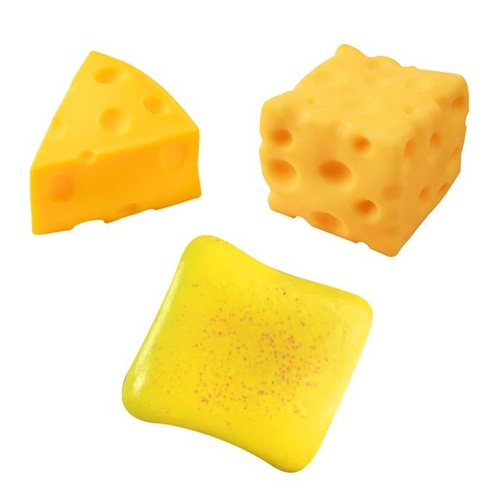 3dielna syrová hračka proti stresu, Fufu Squishy pre úľavu od stresu, syrová mačkacia hračka na syr,