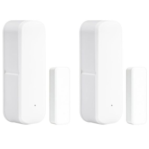 WiFi senzor dverí, sada 2 kontaktov pre dvere/okien pre múdru domácnosť, bezdrôtový senzor