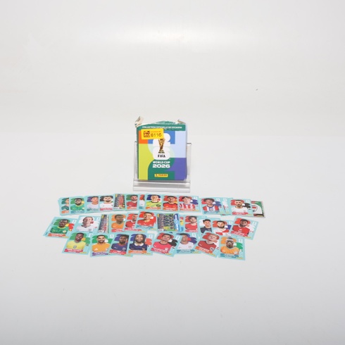 Samolepky Panini Majstrovstvá sveta vo futbale 2026 - Blistrové balenie s 8 puzdrami, sada viac kusov.