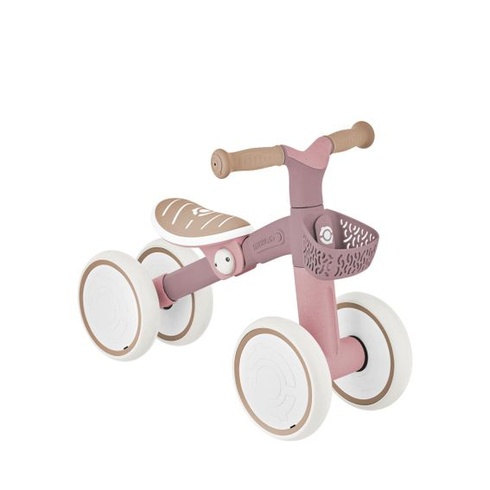 Globber Learning Bike – Bicykel na odpaľovanie, výukový bicykel, 7-palcové pneumatiky EVA, 4 kolesá, bobule