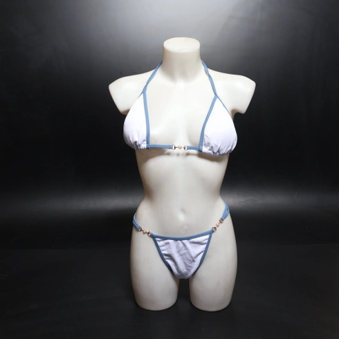 Dámske biele bikiny GORGLITTER veľ. L