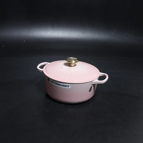 Hrnec s pokličkou Le Creuset, růžový