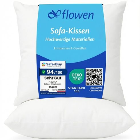 2 polštáře Flowen dekorační