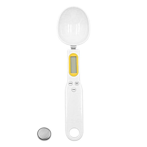 Digitální lžícová váha, 500 g/0,1 g, digitální kuchyňská váha s rukojetí, malá váha na pečení s LCD