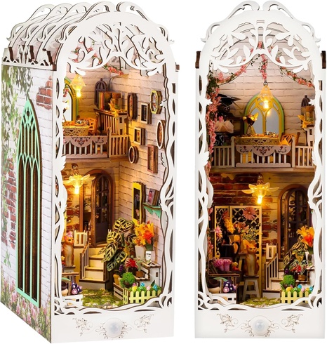 Domček pre bábiky CSYY EU-BookNook-Garden