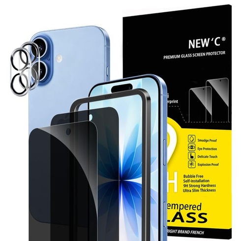 NOVINKA pre iPhone 17 s tvrdeným sklom na ochranu súkromia 28° + ochranou fotoaparátu