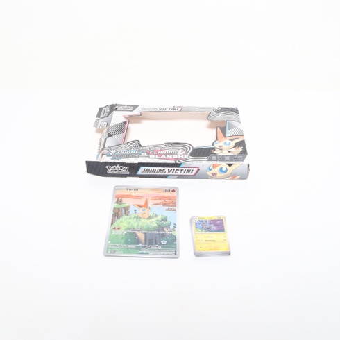 Pokémon: Unova Art Collection – Victini (1 plne ilustrovaná fóliová promo karta, 4 booster balíčky