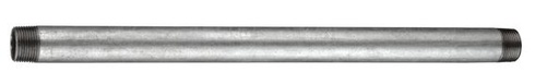 Trubková vsuvka Cornat, pozinkovaná oceľ – vonkajší závit 1 1/4 palca x 400 mm 28 575 mm