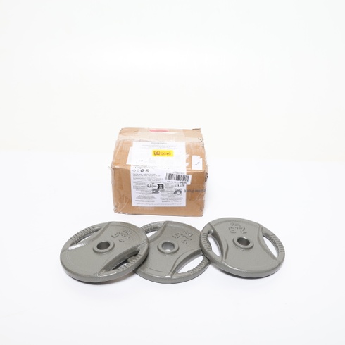 Záťažové kotúče Amazon Basics s úchopom 2,5 cm, 4 x 2,5 kg