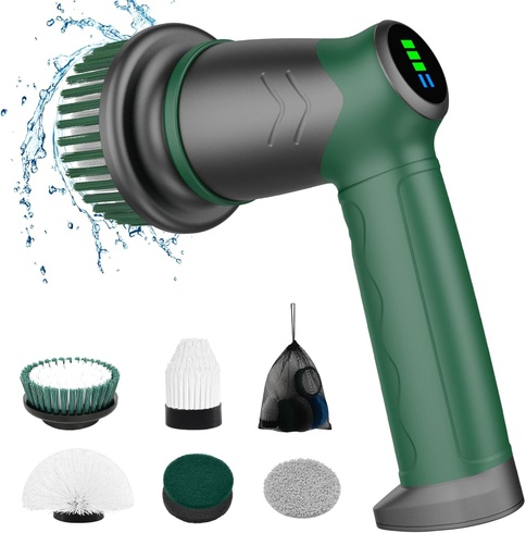 Elektrický rotačný čistič so 6 nástavcami, IPX7, 2000 mAh