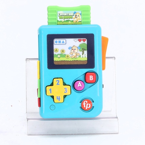 Fisher-Price My First Laugh & Learn vzdělávací herní konzole s hudbou a světly pro novorozence a
