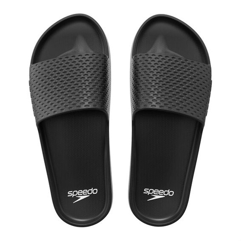 Pánske šľapky Speedo Essential | Šľapky k bazénu | Rýchloschnúce sandále 40.5 EU Pantone Black