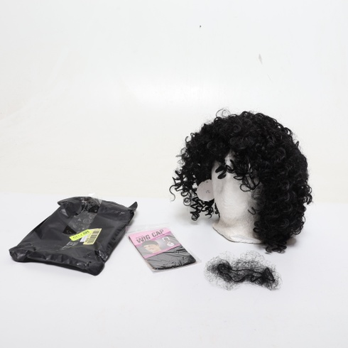 Afro parochňa YEESHEDO, čierna