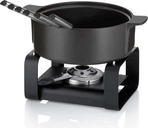 Sada na fondue Kela černá, 1,75 l