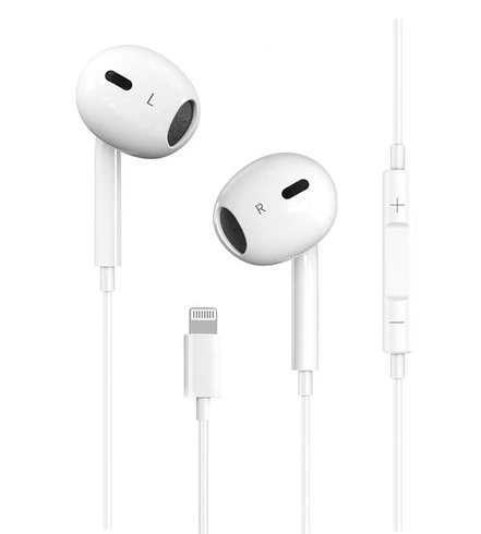 Káblové slúchadlá Lightning, Slúchadlá s certifikáciou Apple MFi pre iPhone 14/14 Plus/13/12/11/8/7