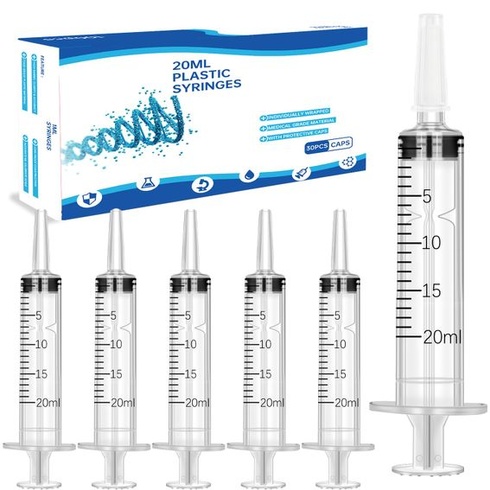 60ml striekačka, 12 opakovane použiteľných striekačiek 60ml, striekačka pre vedecké laboratóriá,
