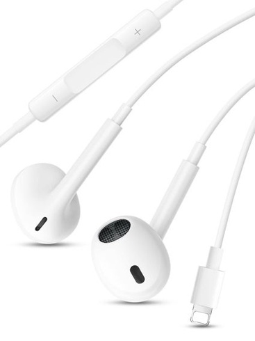 Drôtové slúchadlá pre iPhone, in-ear drôtové slúchadlá pre iPhone s mikrofónom, HiFi stereo audio
