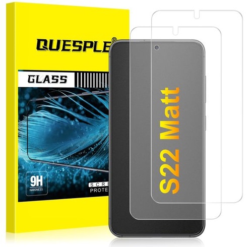 [2 kusy] Matné tvrzené sklo pro Samsung Galaxy S22, ochrana proti otiskům prstů, matná ochranná
