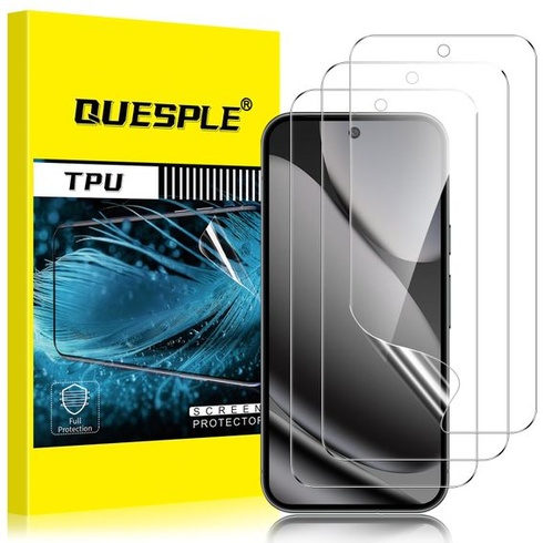 [3 ks] Ochranná fólie na displej pro Google Pixel 10 Pro XL 5G, odolná proti poškrábání, HD čirá,