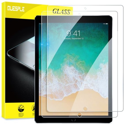 [2 kusy] Ochranné tvrzené sklo pro iPad Pro 12.9 (modely 2015 a 2017), tvrdost 9H, odolné proti