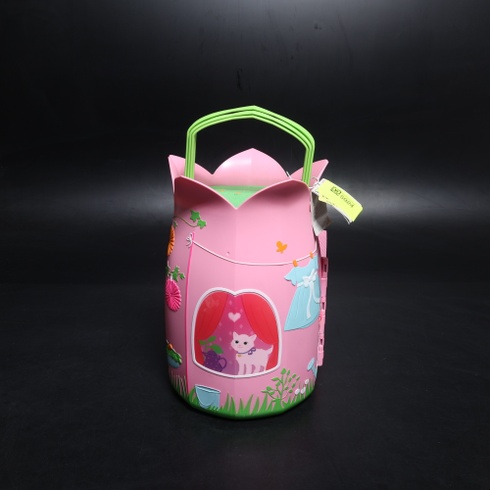 BABY born Storybook Cottage, rozkladací domček pre bábiky pre 18 cm bábiky so stolíkom, krbom,