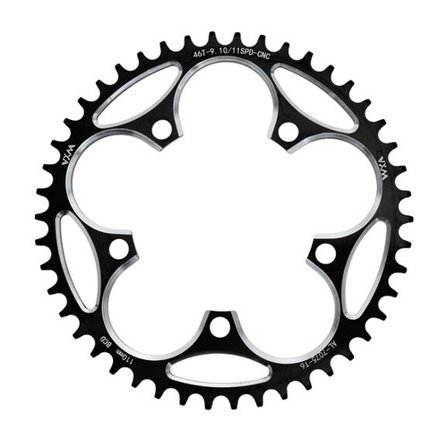 Úzko-široký prevodník pre cestný bicykel Speed, čierny, 1 kus